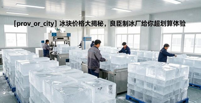 嘉定冰块价格大揭秘，嘉定良臣制冰厂给你超划算体验